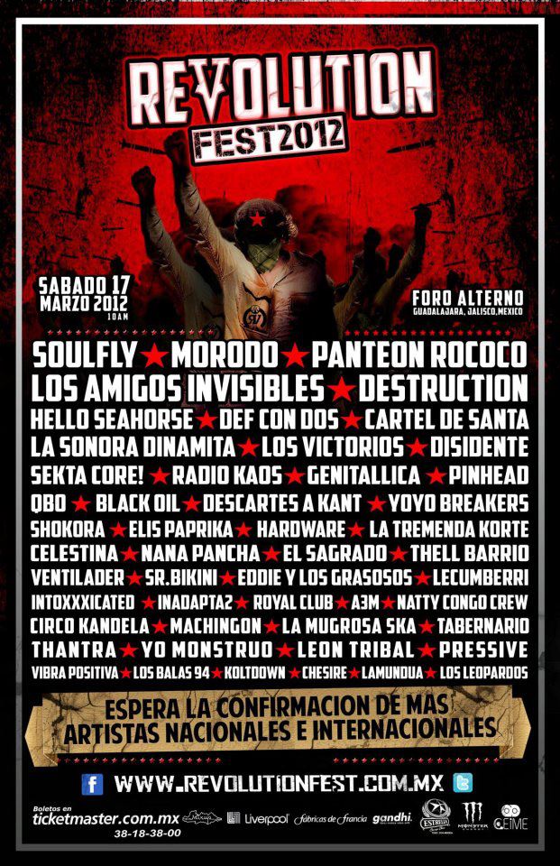 REVOLUTION FEST17 de Marzo - Guadalajara, 