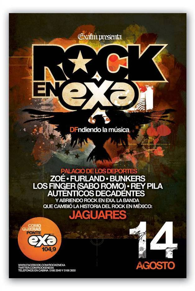 ROCK EN EXA 201014 Agosto - Palacio de los Deportes, 