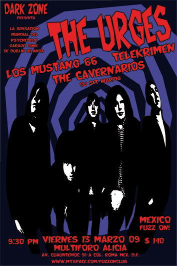 THE URGES13 y 14 de Marzo, Garage Punk Irlandes, 