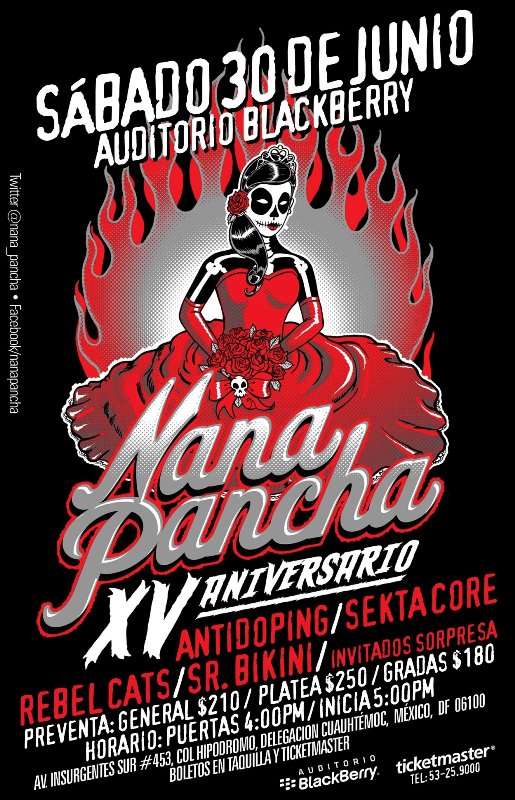 NANA PANCHAXV Aniversario / Auditorio Blackberry / 30 de Junio, 