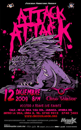 ATTACK ATTACK! en México - 12 Diciembre, 