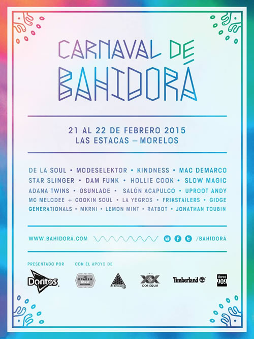 CARNAVAL DE BAHIDORAEn Morelos, 21 y 22 de febrero, 