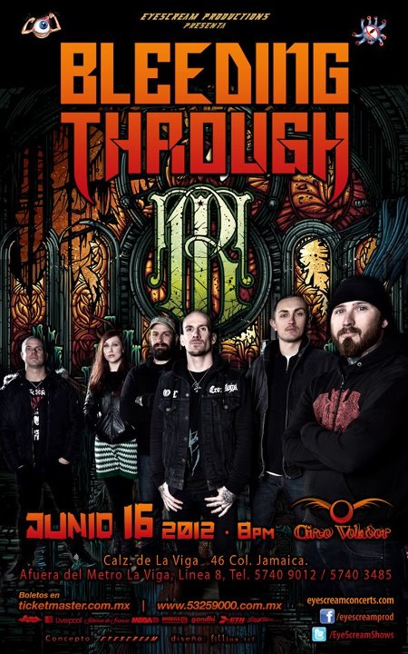 BLEEDING THROUGH16 Junio - Circo Volador, 