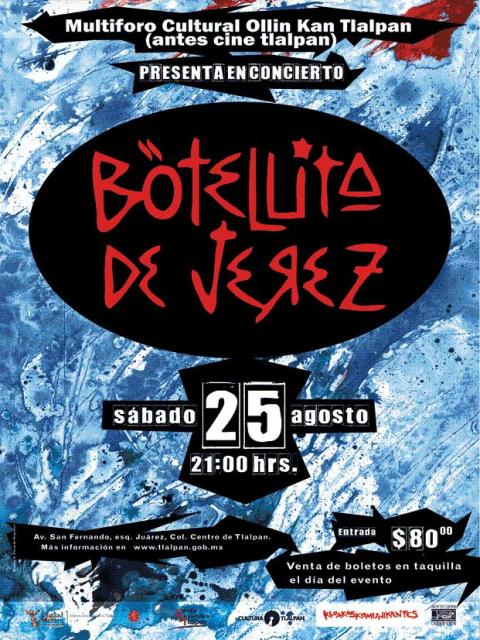 BOTELLITA DE JEREZEn Concierto 25 de Agosto, 