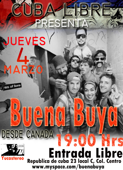 BUENA BUYAPresentación este  4 de marzo , 