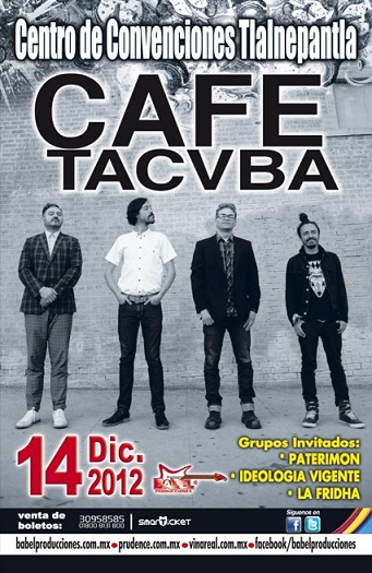 CAFÉ TACVBA14 Dic. Tlalnepantla, 