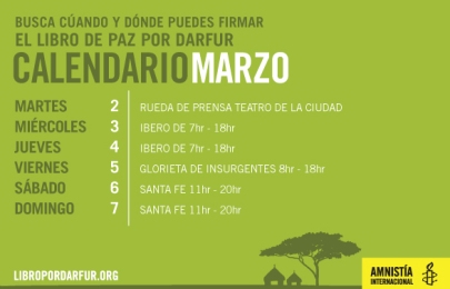AMNISTÍA INTERNACIONALAl libro estará cerca de ti consulta fechas , 