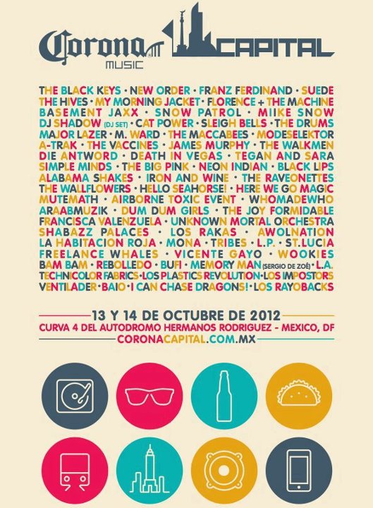 CORONA CAPITALCartel - 13 y 14 de Octubre, 