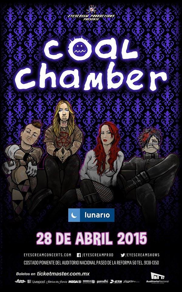 COAL CHAMBEREstrena disco en el Lunario, 