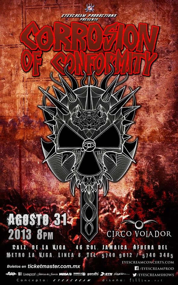 CORROSION OF CONFORMITY31 Agosto - Circo Volador, 
