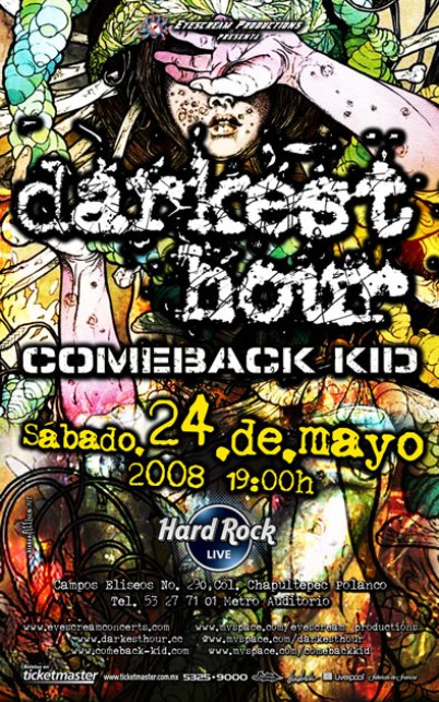 DARKEST HOUR Y COMEBACK KIDEn el Hard Rock Live , 