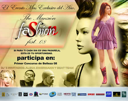 THE MANSION FASHION  FEST 08  La Fiesta más exclusiva del Año - Mansión Tepotzotlan - 13 Dic, 