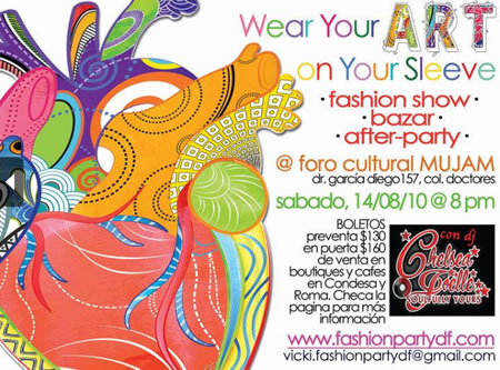 FASHION,  BAZAR & AFTER-PARTY EN LA CIUDAD.14 Agosto - Foro MUJAM, 