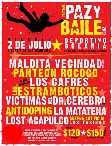 FESTIVAL PAZ Y BAILE2 de Julio - Deportivo Oceanía, 