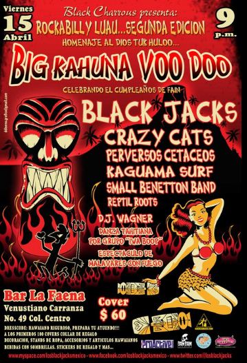 BIG KAHUNA VOO DOOPerversos Cetaceos y Black Jacks presentacion, 