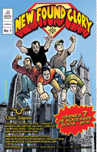 NEW FOUND GLORY7 Nov - Circo Volador - Unica presentación, 