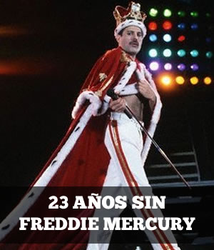 FREDDIE MERCURYA 23 años de su partida, 