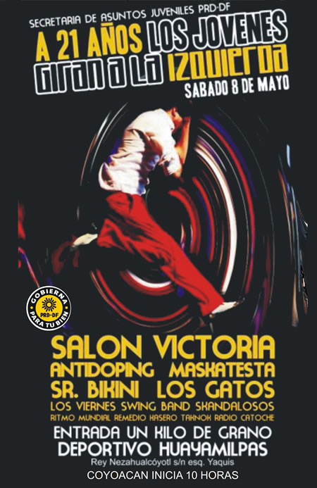 Festival, Sábado 8 de Mayo