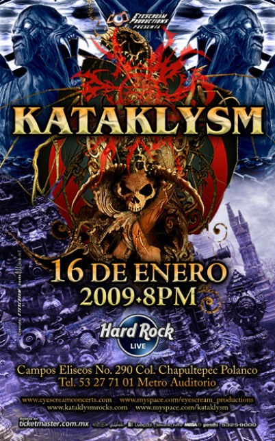 KATAKLYSM En el Hard Rock Live, 
