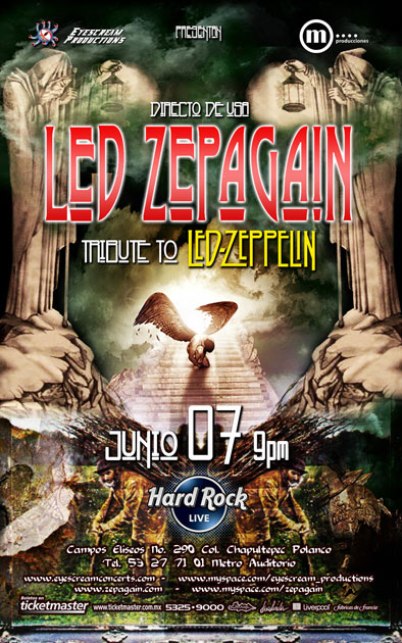 LED ZEPAGAINEn el Hard Rock Live, 
