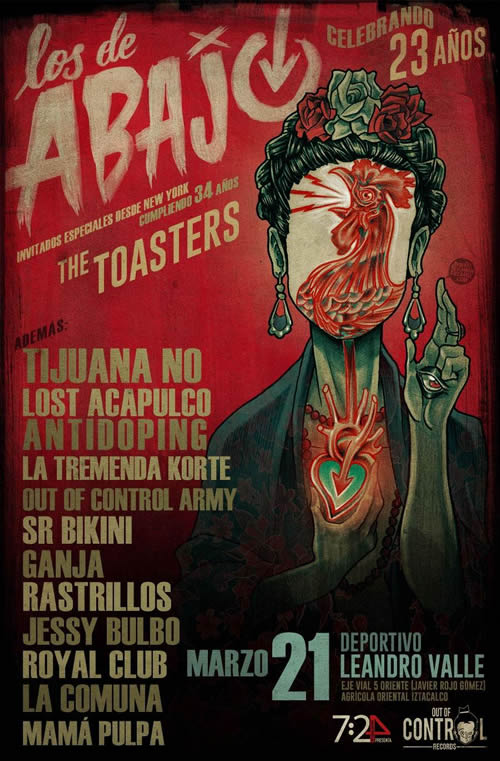 LOS DE ABAJOFestejan 23 años en marzo, con invitados de lujo., 