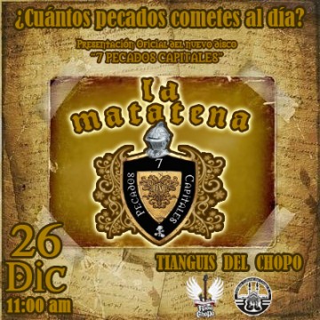 LA MATATENAPresenta nuevo disco - 26 Diciembre, 