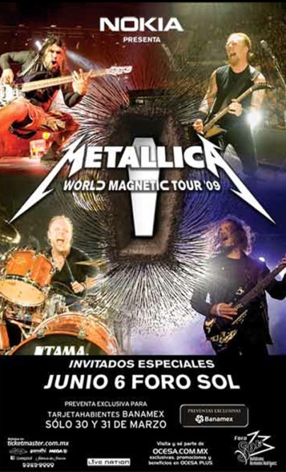 METALLICAAbren tercer fecha, 