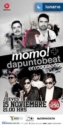 DaPuntoBeat y Momo15 Nov Lunario, 