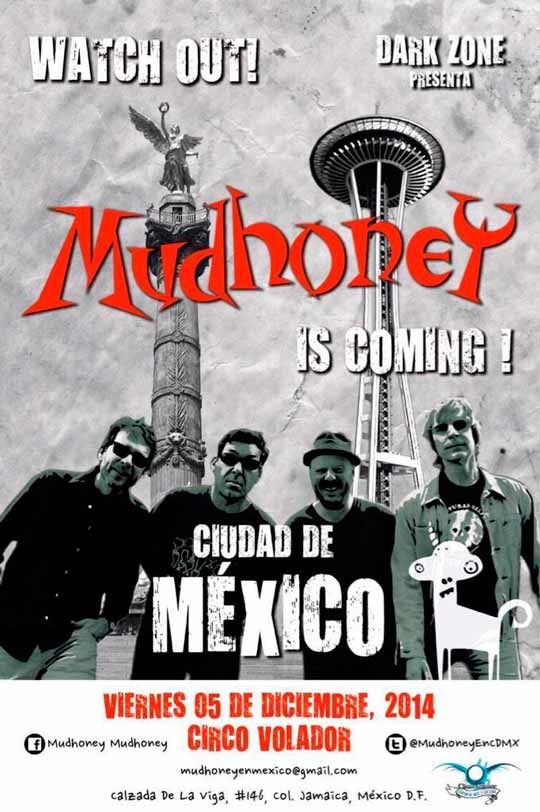 MUDHONEY EN MEXICOTras 9 años de espera - 5 - de Diciembre, 