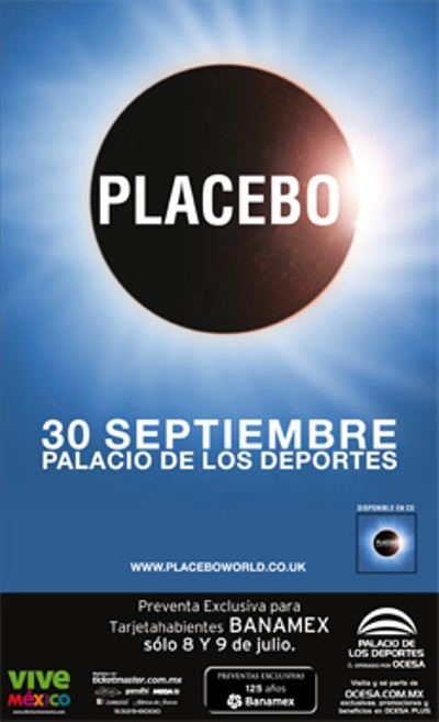 PLACEBOEn el Palacio de los Deportes - 30 Sept, 