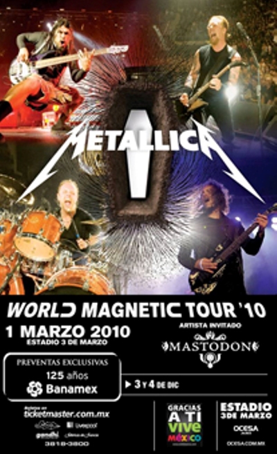 METALLICA Regresa a México , 