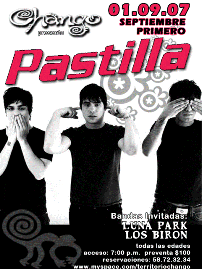 PASTILLAEn el Centro de Espectáculos Chango, 