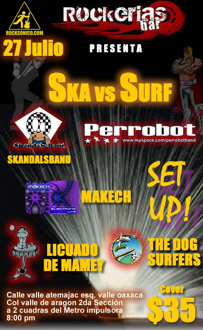 SKA VS SURFRocksonico.com y Rockerias Bar, 