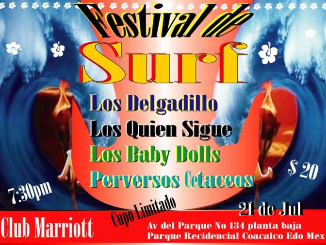 FESTIVAL DE SURF EN EL MARRIOTTEl nuevo espacio para el Surf en México, 