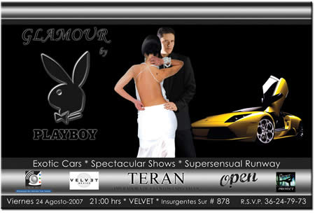 GLAMOUR by PLAYBOY24 de Agosto en el VELVET, 