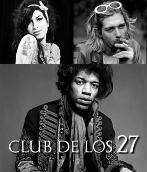 EL CLUB DE LOS 27Una de las circunstancias más curiosas que llaman la atención dentro del rock, 