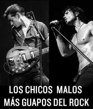 LOS CHICOS MALOS MÁS GUAPOS DEL ROCKUna lista de los chicos rockeros malos, talentosos, y con estilo , 