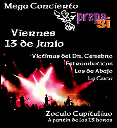 PREPA SIMega-Concierto en el Zocalo - 13 de Junio, 