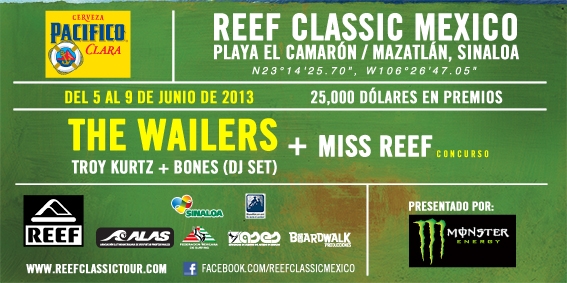 REEF CLASSIC MEXICO5 AL 9 Junio en Mazatlán, 