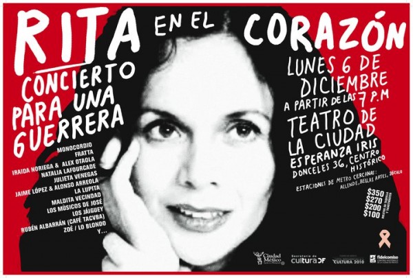 CONCIERTO EN APOYO A RITA GUERRERO6 Diciembre - Teatro de la Ciudad, 