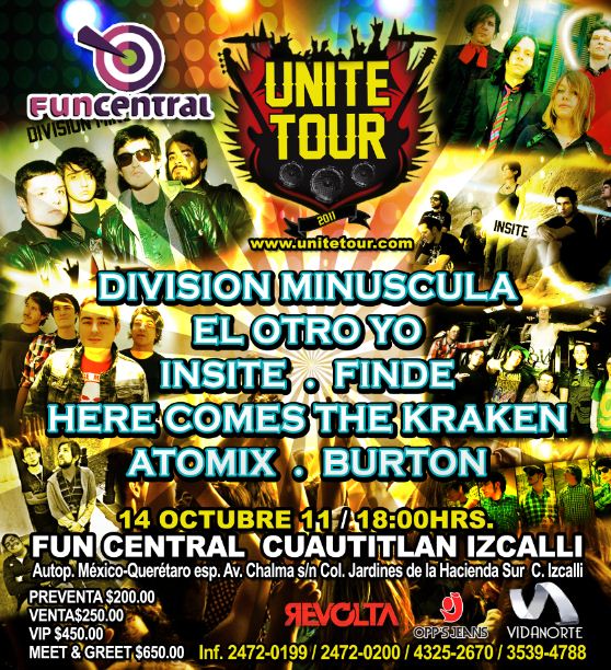 UNITE TOURLlega a Cuautitlan -14 Octubre, 