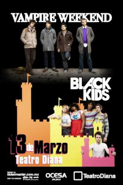 VAMPIRE WEEKEND Y BLACK KIDS En México , 