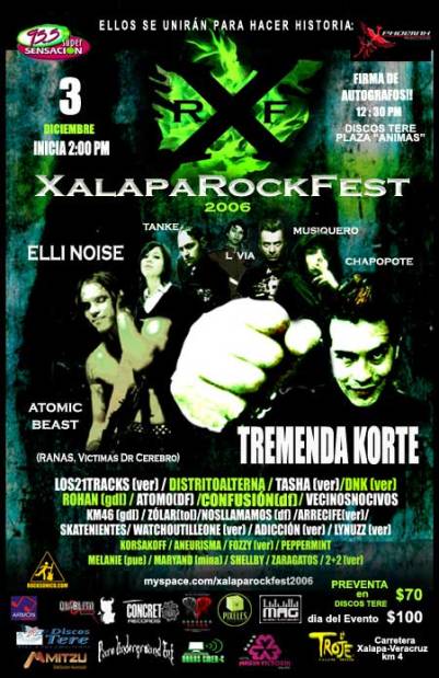 XALAPA ROCK FEST Diciembre 03 2006, 