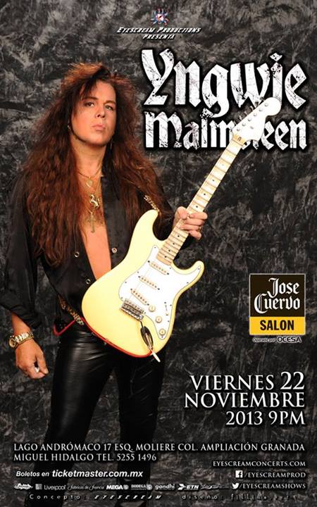 YNGWIEE MALSTEEMRegresa a Mëxico - 22 de Noviembre, 